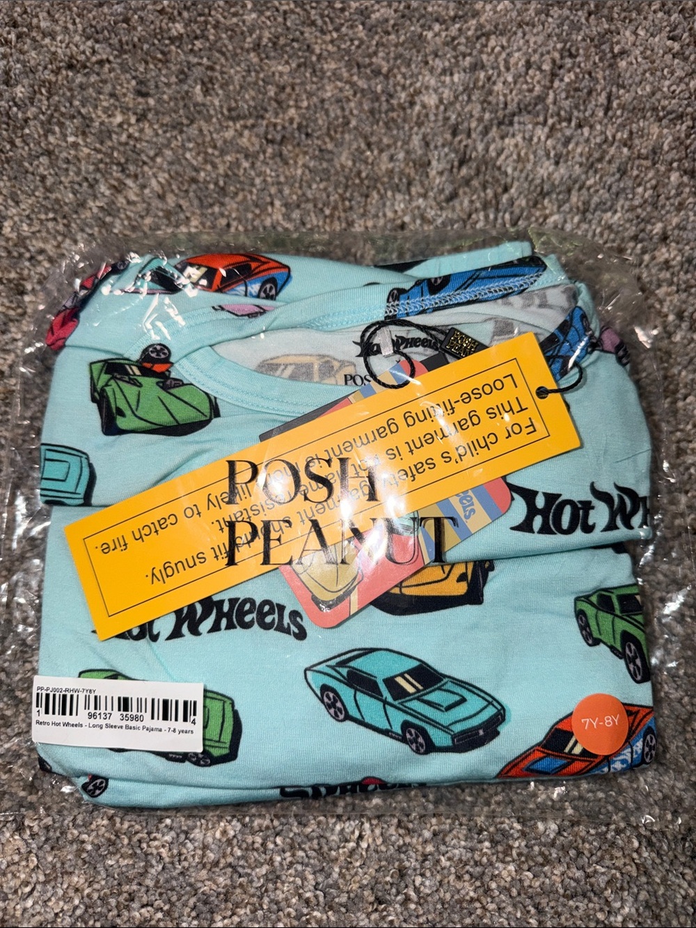 Posh Peanut x Hot Wheels Long Sleeve Basic Pajama